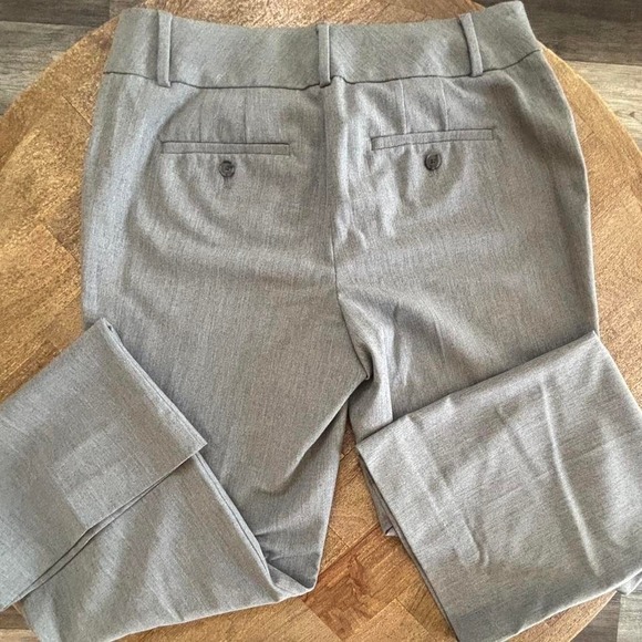 Ann Taylor Loft Gray Julie Trousers Size 6 - Picture 6 of 8